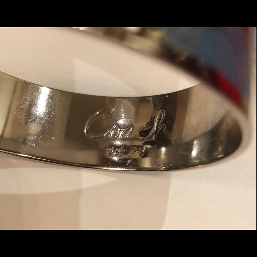 Coach authentic cuff bangle - Picture 6 of 11